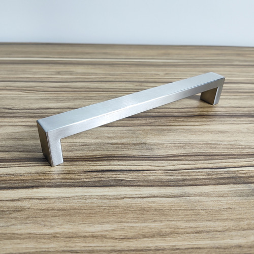 Puxador Porta Armário Móveis Gaveta Inox 392mm Abruzzo Cor Escovado Fosco