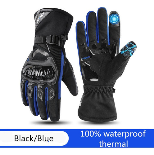 Guantes Motociclista Para Invierno Frio Impermeables