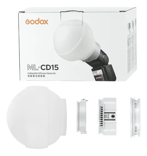 Godox Ml-cd15 - Kit De Difusor De Cúpula Para Luz De Flash.