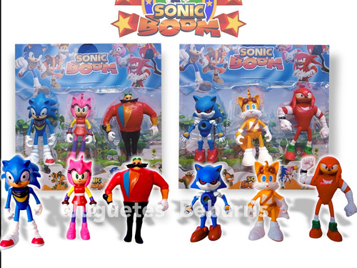 Excelentes Muñecos De Sonic Boom X6
