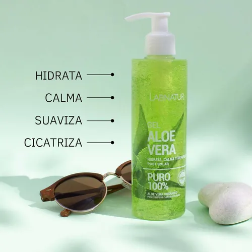 Gel De Aloe Vera 250ml 100% Puro, Calidad Sys España