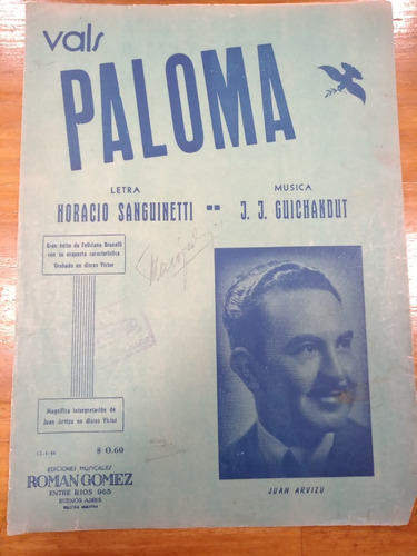 Paloma Sanguinetti Guichandut Vals Partitura