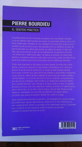 Imagen 4 de 4 de El Sentido Práctico - Pierre Bourdieu