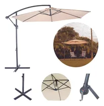 Comprar Ombrelone Piscina Guarda Sol Suspenso Bege 3 M Bora Bora