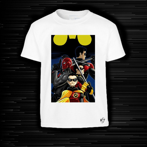 Polera Robin Versiones Serie Batman