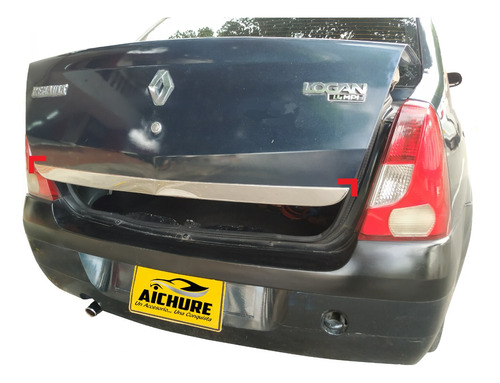 Accesorio Cromado Trasero De Baúl Renault Logan 2006 - 2010