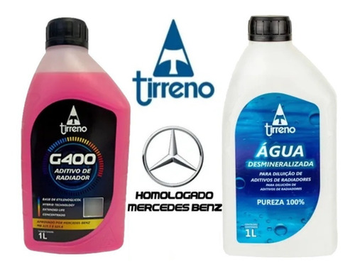 Tirreno G400 Concentrado Homologado Mercedes-benz + Água 