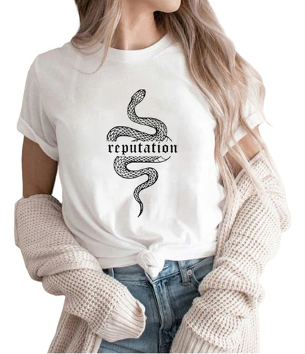 Playera Camiseta Reputation Album Taylor Swift 