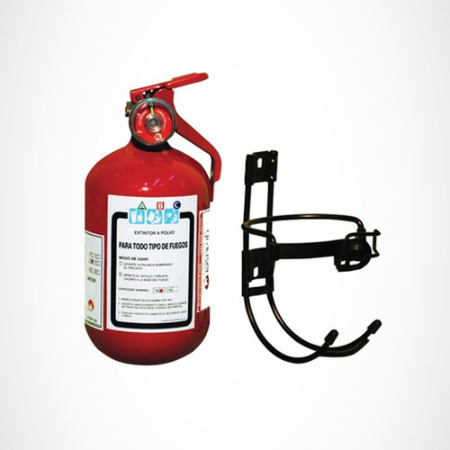 Extinguidor Bomberito Reglamentario C/ Soporte 1 Kg. Auto