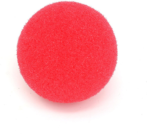 Skeleteen Nariz De Flor De Carnaval Rojo Nariz De Esponj