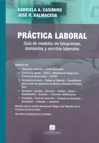 Práctica Laboral Modelos / Casimiro - Balmaceda