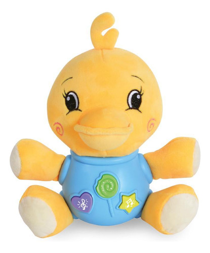 Boneco De Pelúcia Musical Luminária Buddy's Duck - Maxibaby