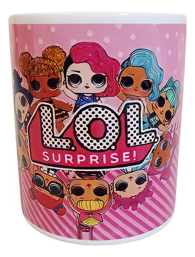 Taza Ceramica Clasica L.o.l. Lol Surprise Logo 270ml