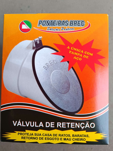 Válvula De Retenção Com Tampa De Aço Para Tubo 100mm