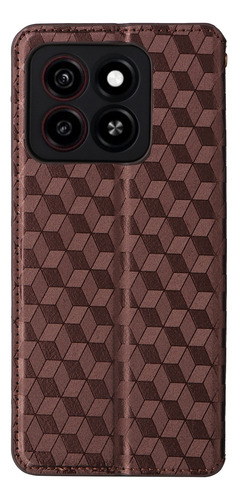 Funda Tipo Cartera For Zte Blade A55 A35, Cierre Magnético,