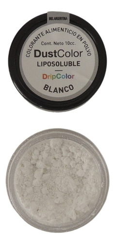 Colorante Polvo Liposoluble Blanco Dustcolor X10cc