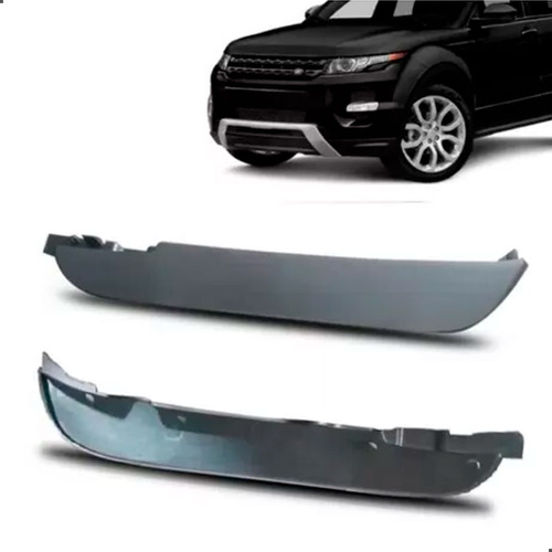 Par Spoiler Parachoque Dianteiro Evoque Pure 12 13 14 Preto