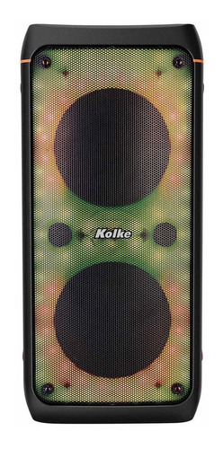 Parlante Kolke Flame KPB-490 portátil con bluetooth negro 110V/220V 