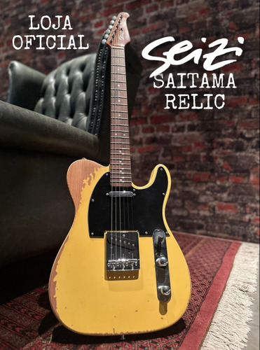 Guitarra Seizi Saitama Relic  Blonde Com Case