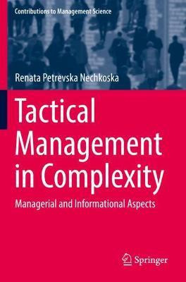 Libro Tactical Management In Complexity : Managerial And ...