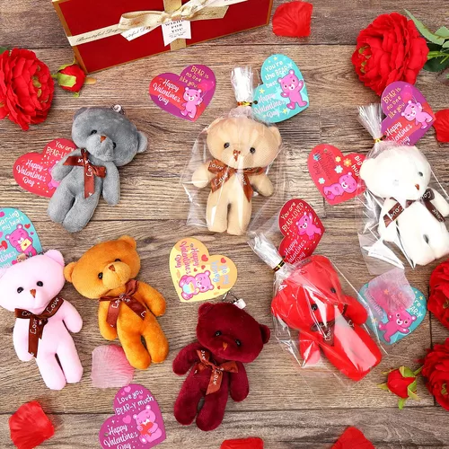 28 Tarjetas De Regalo Para San Valentín Con Peluches De Oso
