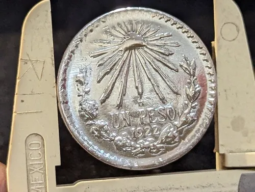 comprar Moneda Resplandor Un Peso 1922 Plata Ley 0.720
