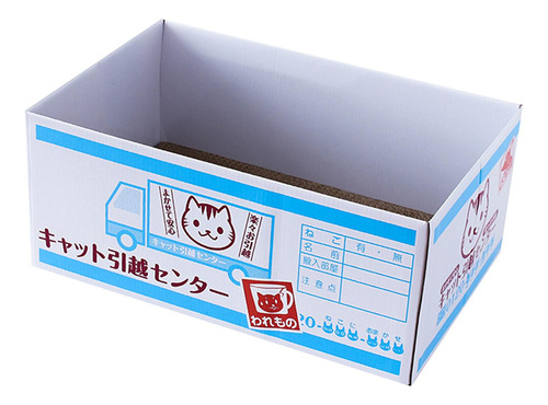 Caja Rascadora De Cartón Para Gatos, Cama De Salón,