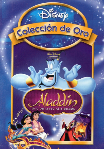 Aladdin Colección De Oro Disney 2 Dos Discos Pelicula Dvd 