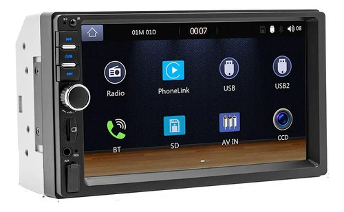 Radio Multimedia Carplay Android Auto Con Camara Reversa