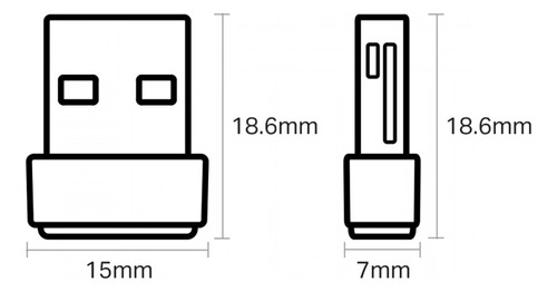 Adaptador Tp-link Archer T2u Nano Ac600 Wireless Dual Band