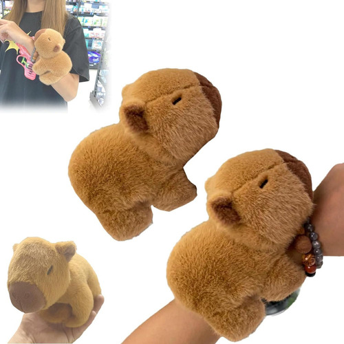 Lindo Muñeco De Peluche Capibara Regalo De Muñeca (2 Piezas)