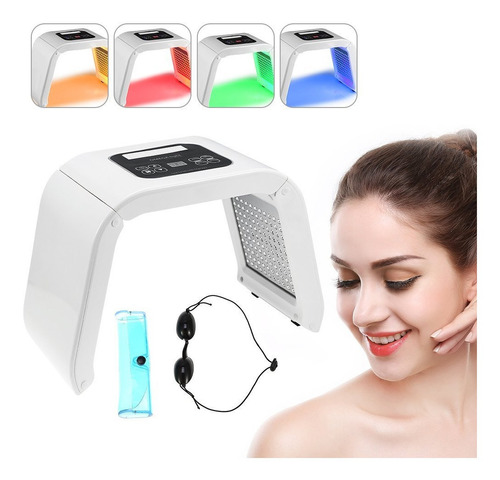 Imagen 5 de 9 de Cabina Led Mascara Facial Corporal Pdt 7 Colores