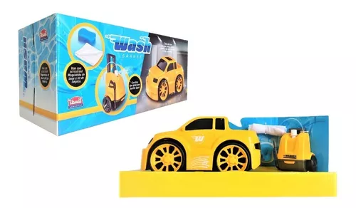 Carrinho Com Lava Rápido Wash Garage Pick-up Brinquedo