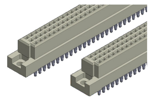 Din 41612 Hembra Recta Impreso 3x32 A+b+c