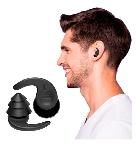 Tapones Protectores Oídos Noise Cancelling Earplugs 3 Capas