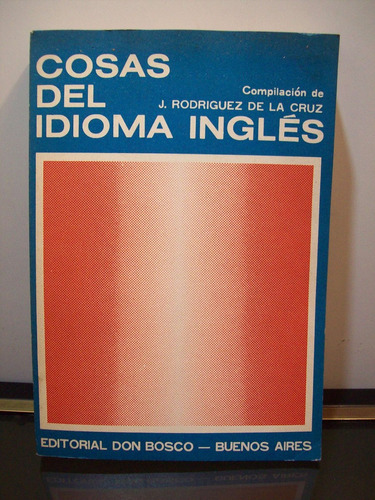 Adp Cosas Del Idioma Ingles Modismos Refranes Ed. Don Bosco