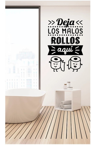 Adhesivo Baño Vinilo Para Pared