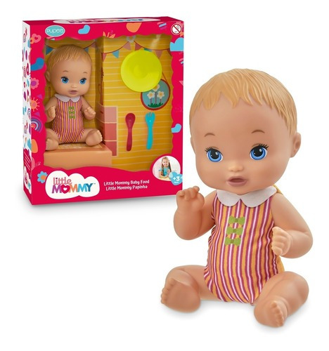 Boneca Menina Little Mommy Papinha Licenciado Mattel - Pupee