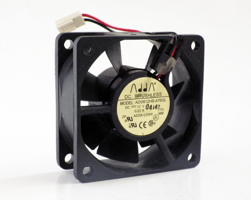 Ventilador Fan Cooler Adda 6x6x2,5cm 12v 0,23a