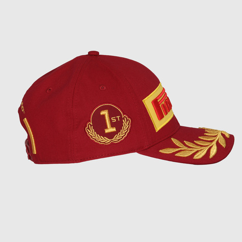 Gorra Pirelli China 2025 Podio Rojo Único Lisa