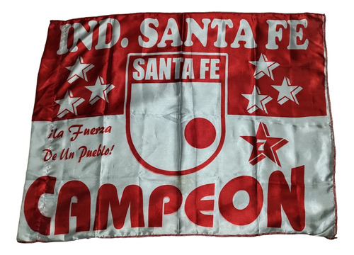 Bandera Independiente Santa Fe Campeón 2012 87x67cm 