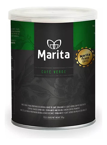 Cafe Marita Verde Lata 100 Gr / Regulariza Tu Peso
