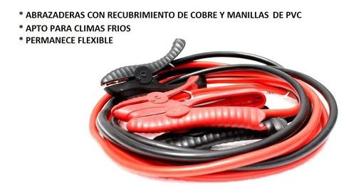 Cable Puente Para Batería (capacidad 200 Amperes)