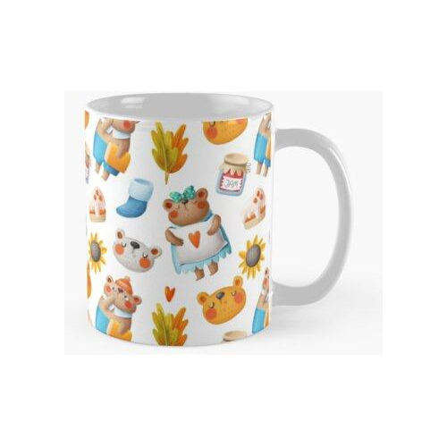 Taza Ositos De Peluche Y Mermelada Calidad Premium