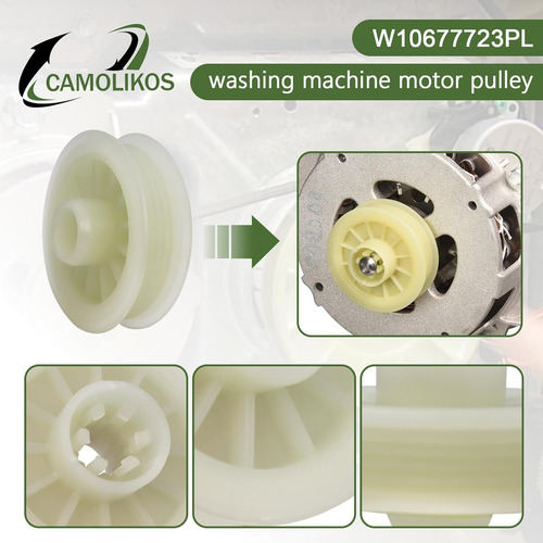 Polea Para Lavadora Compatible W10677723pl Diámetro 2-5/16 P