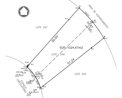 Lote Al Lago Central Barrio Costas - Puertos. Dueño Directo.
