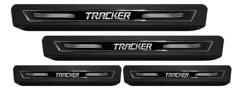 Kit Soleira Tracker 2014 2015 2016 2017 2018 2019 2020-preto