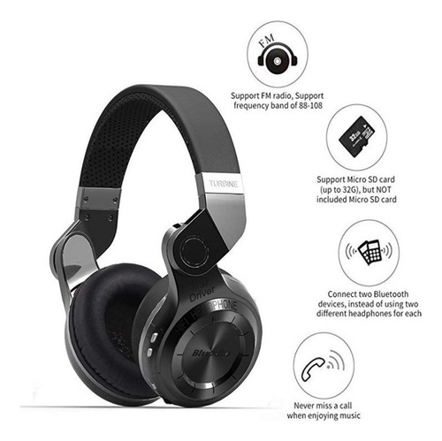 Inalámbrico T2 Plus Bluetooth 5.0 Pinna Fm E Microsd