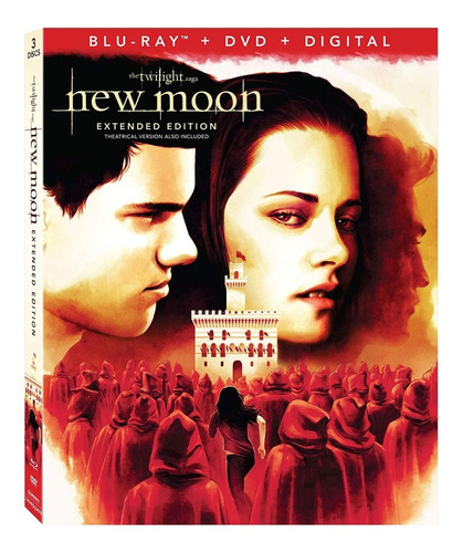 Blu-ray + Dvd Twilight New Moon Luna Nueva Version Extendida