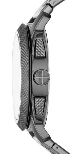 Imagen 3 de 9 de Reloj Caballero Fossil Fs4682 Color Negro De Acero